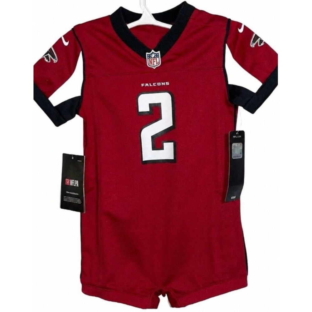 NWT Nike Atlanta Falcons Matt Ryan #2 Infant Bodysuit One Piece Red 18M